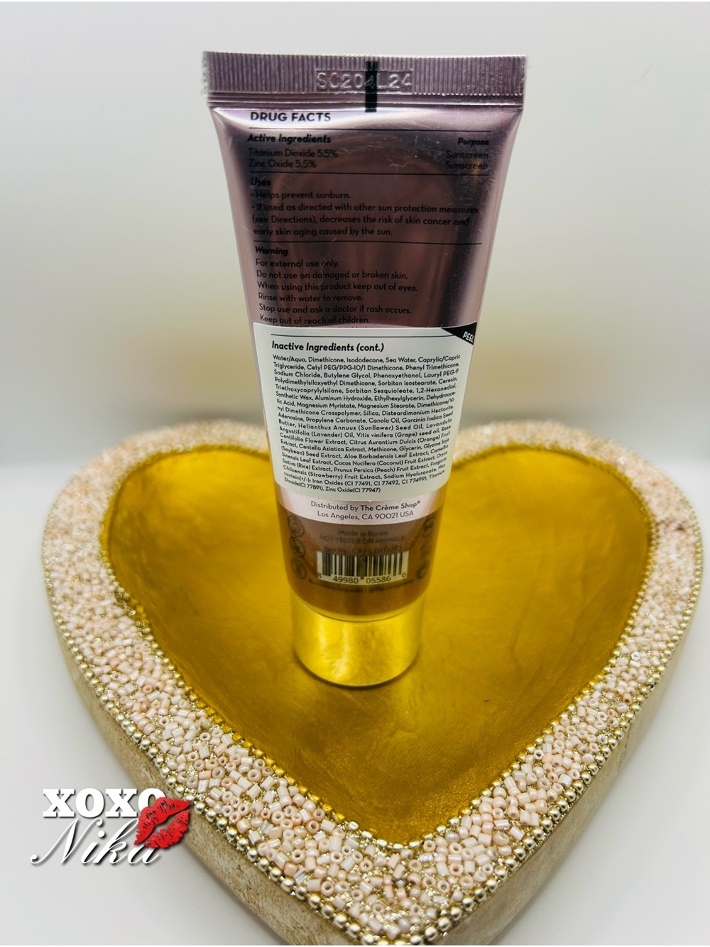 CC Crème SPF 30 - Tan 170 - Korean Beauty The Creme Shop - Picture 2 of 2